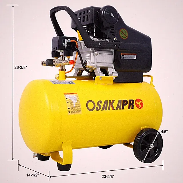 4.5HP 13Gallon Oil-Lubricated Air Compressor - Ultra Quiet, Portable w/Wheels