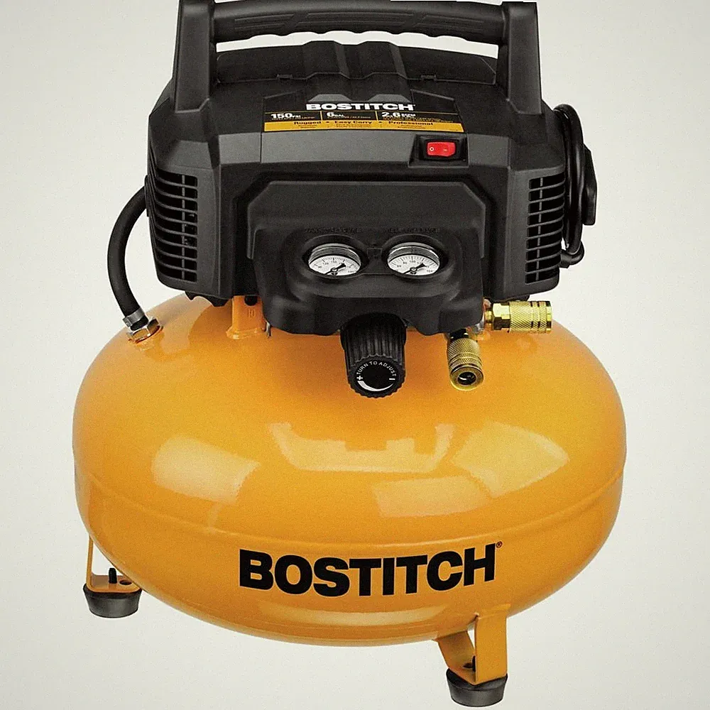 OPEN BOX Bostitch BXCM02012 6 gal 150 PSI Electric Pancake Air Compressor